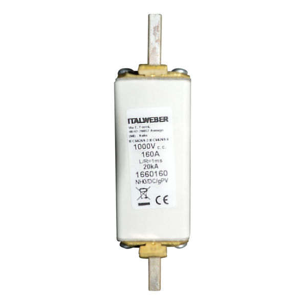 ITALWEBER Fusibile NH0/DCIgPV 160A 1000V 20kA