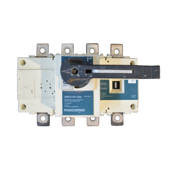 Socomec Interruttore-sezionatore SIRCO PV 125A Load Breaker Switch Disconnector