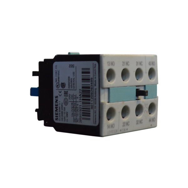 SIEMENS Contattore 3RH1921-1HA22 GB 14048.5 50Hz 10A 690V