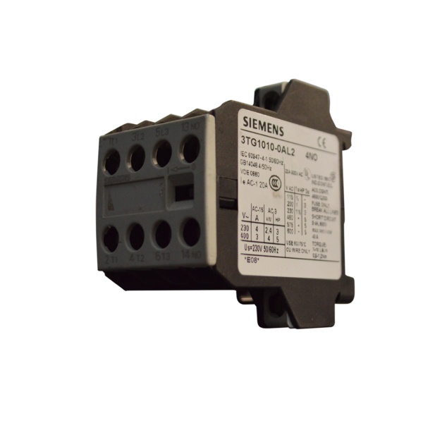 SIEMENS Contattore 3TG1010-0AL2 4NO  GB 14048.4 50Hz 20A 230V