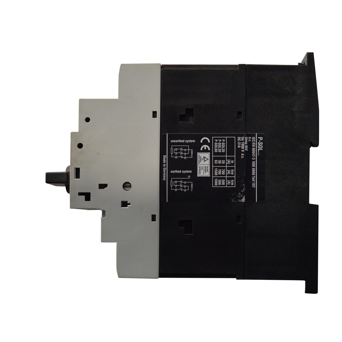 Eaton P-SOL60 Interruttore di manovra-sezionatore, corrente continua, 63A 1000V - immagine 2